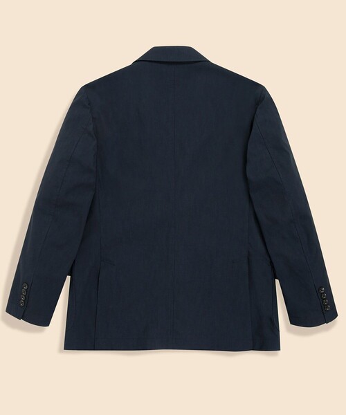 BROOKS BROTHERS(ブルックスブラザーズ)の「コットンブレンド ウォッシャブル 段返り3釦アンコンジャケット TOKYO model(テーラードジャケット・メンズ・グレー/ネイビー・LARGE/MEDIUM/SMALL/X-LARGE/X-SMALL)」の9枚目の写真