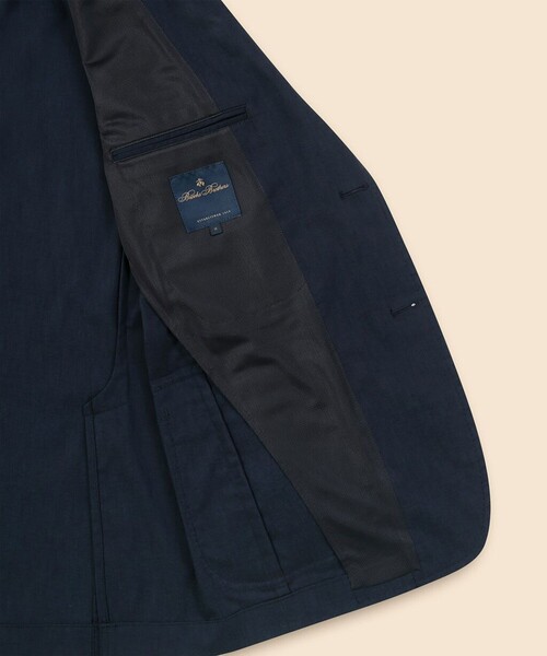 BROOKS BROTHERS(ブルックスブラザーズ)の「コットンブレンド ウォッシャブル 段返り3釦アンコンジャケット TOKYO model(テーラードジャケット・メンズ・グレー/ネイビー・LARGE/MEDIUM/SMALL/X-LARGE/X-SMALL)」の13枚目の写真