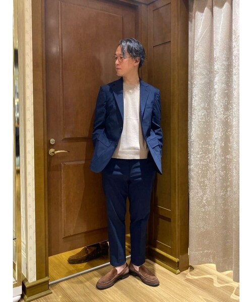 BROOKS BROTHERS(ブルックスブラザーズ)の「コットンブレンド ウォッシャブル 段返り3釦アンコンジャケット TOKYO model(テーラードジャケット・メンズ・グレー/ネイビー・LARGE/MEDIUM/SMALL/X-LARGE/X-SMALL)」の15枚目の写真