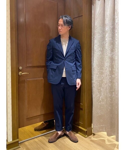 BROOKS BROTHERS(ブルックスブラザーズ)の「コットンブレンド ウォッシャブル 段返り3釦アンコンジャケット TOKYO model(テーラードジャケット・メンズ・グレー/ネイビー・LARGE/MEDIUM/SMALL/X-LARGE/X-SMALL)」の18枚目の写真