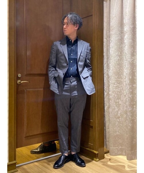 BROOKS BROTHERS(ブルックスブラザーズ)の「コットンブレンド ウォッシャブル 段返り3釦アンコンジャケット TOKYO model(テーラードジャケット・メンズ・グレー/ネイビー・LARGE/MEDIUM/SMALL/X-LARGE/X-SMALL)」の20枚目の写真
