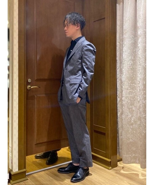 BROOKS BROTHERS(ブルックスブラザーズ)の「コットンブレンド ウォッシャブル 段返り3釦アンコンジャケット TOKYO model(テーラードジャケット・メンズ・グレー/ネイビー・LARGE/MEDIUM/SMALL/X-LARGE/X-SMALL)」の21枚目の写真