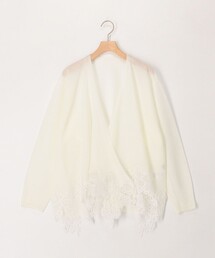 MICO COULIER | 裾レース羽織りカーディガン(カーディガン/ボレロ)