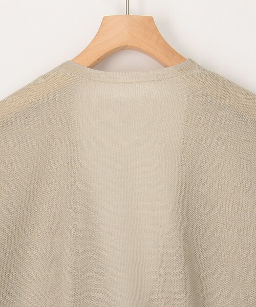 MICO COULIER(ミコクリエ)の「裾レース羽織りカーディガン(カーディガン/ボレロ・レディース・オフホワイト/ライトグレー・38)」の10枚目の写真