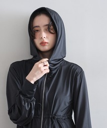 &. NOSTALGIA | 【接触冷感】ラッシュガードペプラムジップパーカー(パーカー)