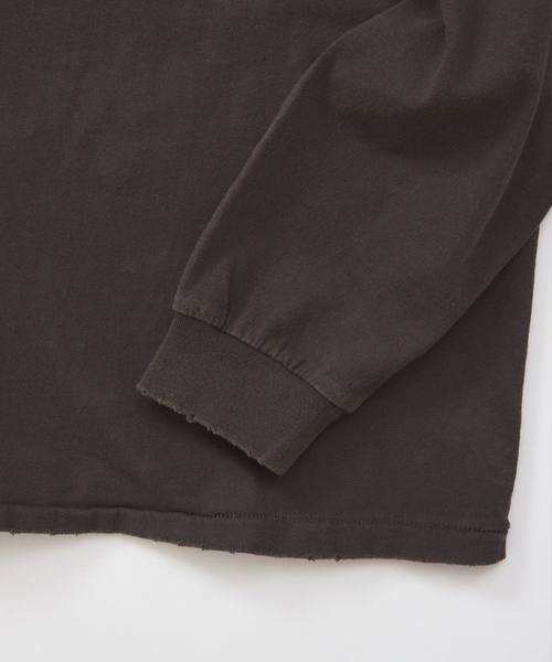 BRANDALISED（ブランダライズド）の「BRANDALISED ロングスリーブ Tシャツ（Tシャツ/カットソー・メンズ・ホワイト/チャコールグレー/ブラウン/ブラック系その他・LARGE/MEDIUM）」の9枚目の写真