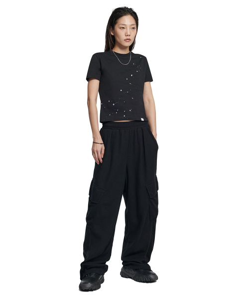 NOMANUAL（NOMANUAL）の「NM PAINTED T-SHIRT (WOMAN) - BLACK（Tシャツ/カットソー・レディース・その他・LARGE/MEDIUM/SMALL）」の4枚目の写真