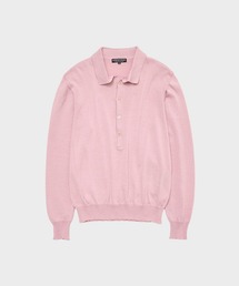 SOSHIOTSUKI（ソウシオオツキ）の「DRAPED PLACKET POLO SHIRT（ニット/セーター）」