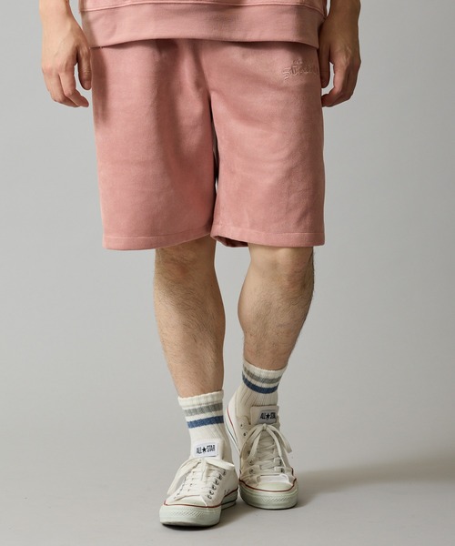 SIDEWAY STANCE（サイドウェイスタンス）の「【SIDEWAY STANCE】スエードポンチ ショートパンツ（その他パンツ・メンズ・ピンク/ベージュ・SMALL）」の2枚目の写真