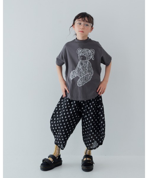 unica(ユニカ)の「alphabetオーガンジーまんまるパンツ(その他パンツ・キッズ・ブラック/オフホワイト/サックスブルー・XL/L)」の9枚目の写真