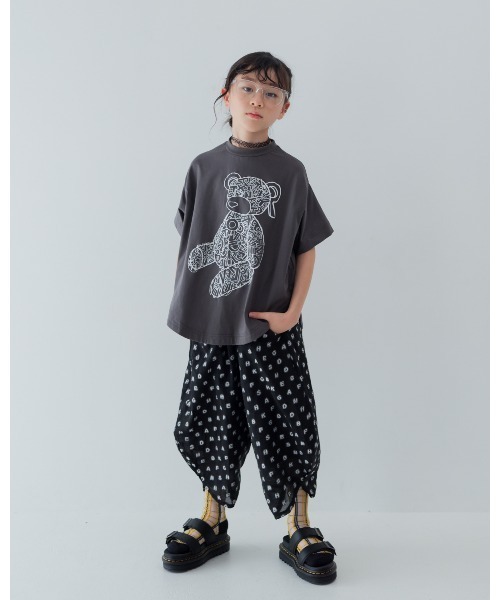unica(ユニカ)の「alphabetオーガンジーまんまるパンツ(その他パンツ・キッズ・ブラック/オフホワイト/サックスブルー・XL/L)」の13枚目の写真