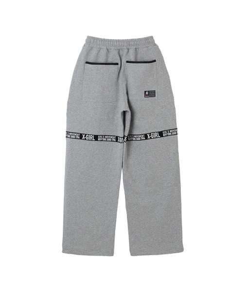 X-girl(エックスガール)の「X-girl LOGO TAPE SWEATPANTS(スウェットパンツ・レディース・カモフラージュ/アッシュ・M/S)」の9枚目の写真