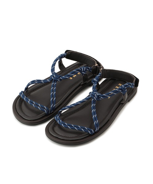 REMME（レメ）の「【REMME/レメ】コードサンダル（サンダル・レディース・ブラウン/ネイビー系/レッド系/ブラック系・35/39/37）」の14枚目の写真