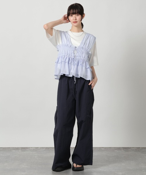 LAKOLE（ラコレ）の「サイドポケットカーゴパンツ / 660827（カーゴパンツ・レディース・アイボリー/ネイビー/ピンク・MEDIUM/LARGE）」の22枚目の写真