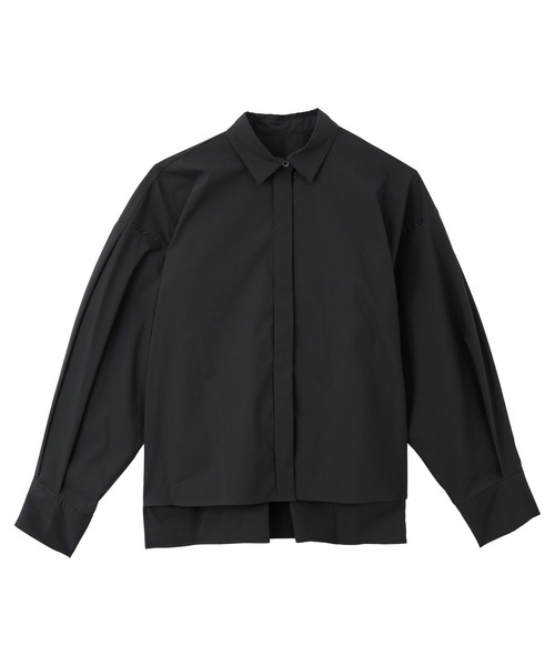 LA MARINE FRANCAISE（マリン フランセーズ）の「タイプライターストレッチフォルムシャツ（シャツ/ブラウス・レディース・ブルー/オフホワイト/ブラック・FREE）」の13枚目の写真