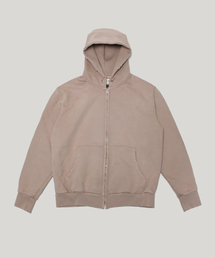RUSTICCLUB（ラスティッククラブ）の「VINTAGE DISTRESSED HEAVY SWEAT ZIP HOODIE_DUSTY BEIGE（パーカー）」