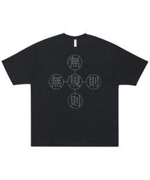 無規則 ORBIT CROSS Tシャツ - ブラック