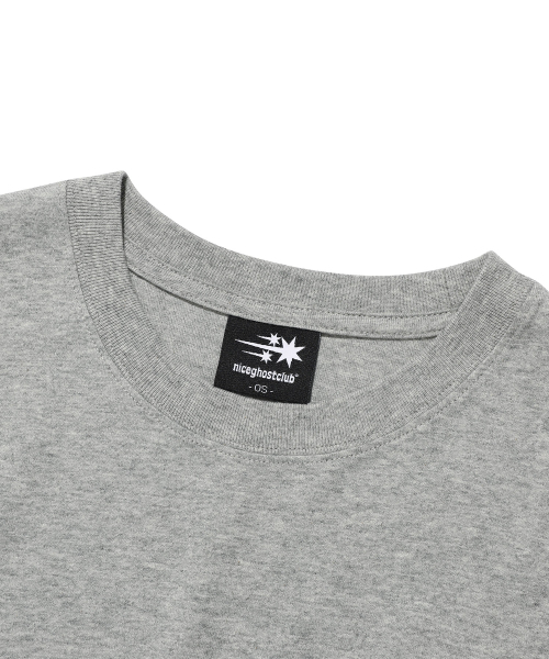 NICE GHOST CLUB（ナイスゴーストクラブ）の「3STAR BIG CROP TEE_GREY(NG2GMFT531A)（Tシャツ/カットソー・レディース・グレー・F）」の4枚目の写真