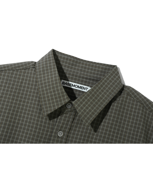 BASEMOMENT(ベースモーメント)の「ロガンチェックシャツチャコール(シャツ/ブラウス・メンズ・その他・M/L/XL)」の4枚目の写真