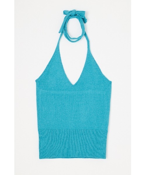 LAGUA GEM（ラグアジェム）の「HALTER NECK COMPACT ニット（ニット/セーター・レディース・ブラック/ブラウン/ターコイズブルー・FREE）」の16枚目の写真