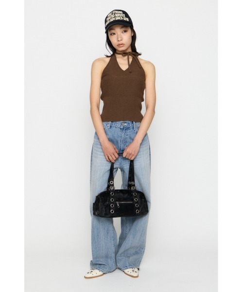 LAGUA GEM（ラグアジェム）の「HALTER NECK COMPACT ニット（ニット/セーター・レディース・ブラック/ブラウン/ターコイズブルー・FREE）」の20枚目の写真