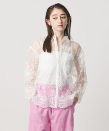 新品未使用♡ユナイテッドアローズ　レース付きホワイト長袖シャツ レーストップス｜ユナイテッドアローズ公式通販 - UNITED ARROWS ONLINE