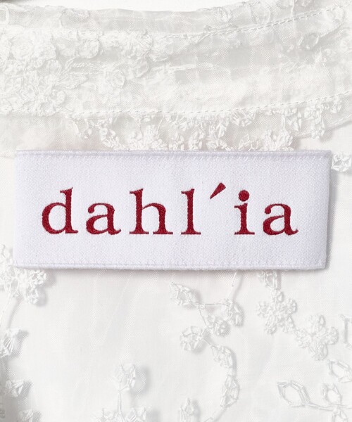 dahl'ia（ダリア）の「＜dahl’ia＞8分袖 シアーシャツ（シャツ/ブラウス・レディース・ホワイト・FREE）」の14枚目の写真