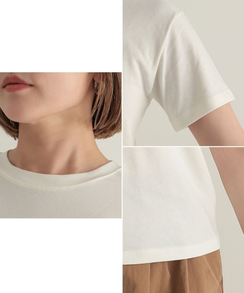DONOBAN(ドノバン)の「2wayソフトレイヤードTee(Tシャツ/カットソー・レディース・ホワイト/グレー/ブラック・ONE SIZE)」の4枚目の写真