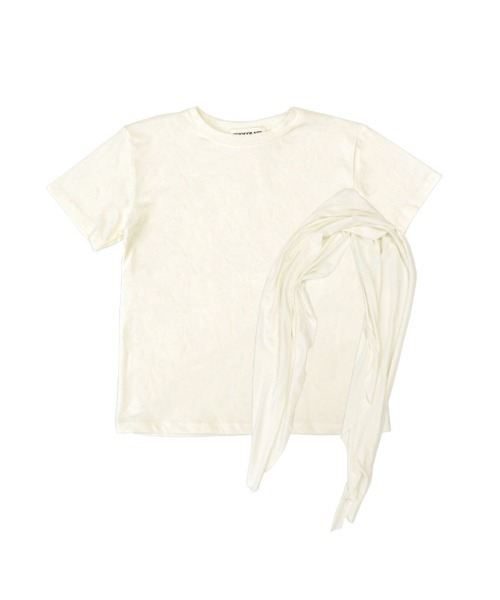 DONOBAN(ドノバン)の「2wayソフトレイヤードTee(Tシャツ/カットソー・レディース・ホワイト/グレー/ブラック・ONE SIZE)」の7枚目の写真