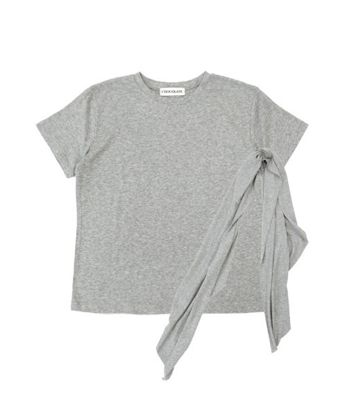 DONOBAN(ドノバン)の「2wayソフトレイヤードTee(Tシャツ/カットソー・レディース・ホワイト/グレー/ブラック・ONE SIZE)」の8枚目の写真