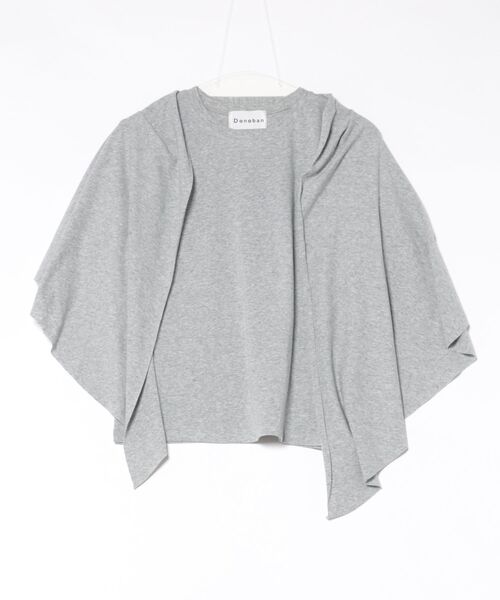 DONOBAN(ドノバン)の「2wayソフトレイヤードTee(Tシャツ/カットソー・レディース・ホワイト/グレー/ブラック・ONE SIZE)」の13枚目の写真