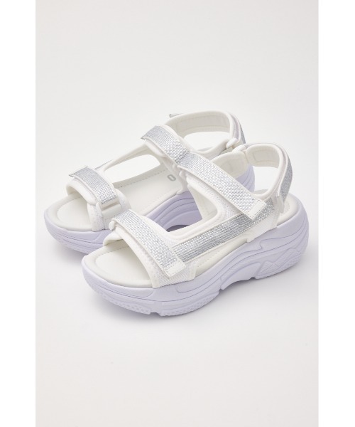 STACCATO（スタッカート）の「ギャラクシースポーティーサンダル（サンダル・レディース・ホワイト/ブラック・22.5cm/23cm/23.5cm/24cm/24.5cm）」の10枚目の写真