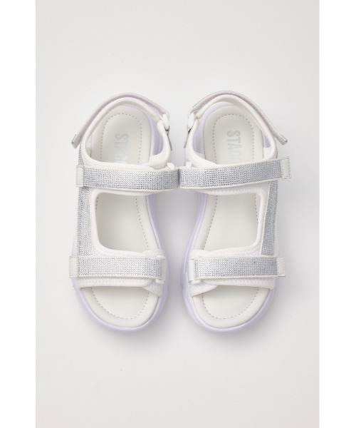 STACCATO（スタッカート）の「ギャラクシースポーティーサンダル（サンダル・レディース・ホワイト/ブラック・22.5cm/23cm/23.5cm/24cm/24.5cm）」の9枚目の写真