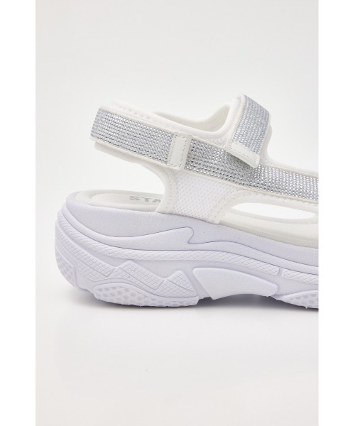 STACCATO（スタッカート）の「ギャラクシースポーティーサンダル（サンダル・レディース・ホワイト/ブラック・22.5cm/23cm/23.5cm/24cm/24.5cm）」の6枚目の写真