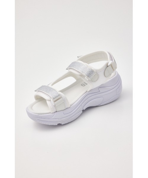 STACCATO（スタッカート）の「ギャラクシースポーティーサンダル（サンダル・レディース・ホワイト/ブラック・22.5cm/23cm/23.5cm/24cm/24.5cm）」の4枚目の写真