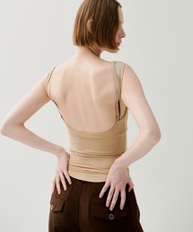 Ameri（アメリ）の「Mizuno × Ameri CROPPED CAMISOLE TOPS（キャミソール）」