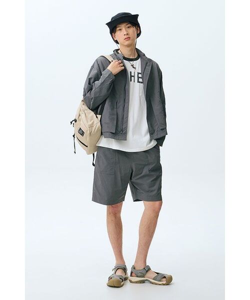 MINDBRIDGE(マインドブリッジ)の「ユーティリティハーフパンツ - 3カラー(その他パンツ・メンズ・ブラック/ライトグレー/グレー・30/36/34/32)」の9枚目の写真