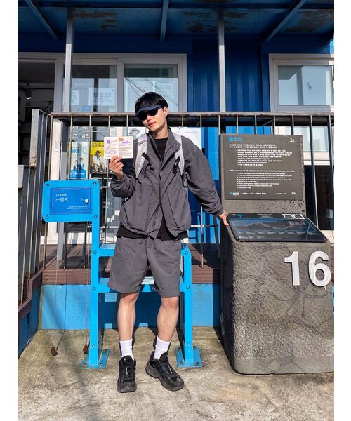 MINDBRIDGE(マインドブリッジ)の「ユーティリティハーフパンツ - 3カラー(その他パンツ・メンズ・ブラック/ライトグレー/グレー・30/36/34/32)」の10枚目の写真
