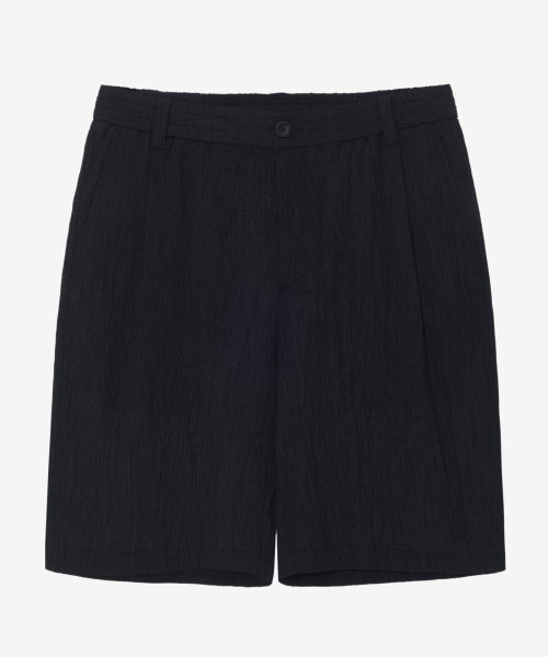 MINDBRIDGE（マインドブリッジ）の「[COUTURE]リラックスフィットクリンクルフルバンディングハーフパンツ（その他パンツ・メンズ・ブラック・36/34/32/30/29）」の3枚目の写真