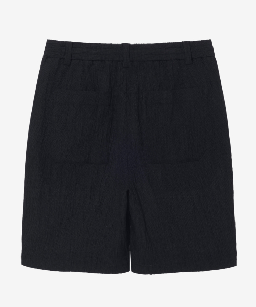 MINDBRIDGE（マインドブリッジ）の「[COUTURE]リラックスフィットクリンクルフルバンディングハーフパンツ（その他パンツ・メンズ・ブラック・36/34/32/30/29）」の4枚目の写真