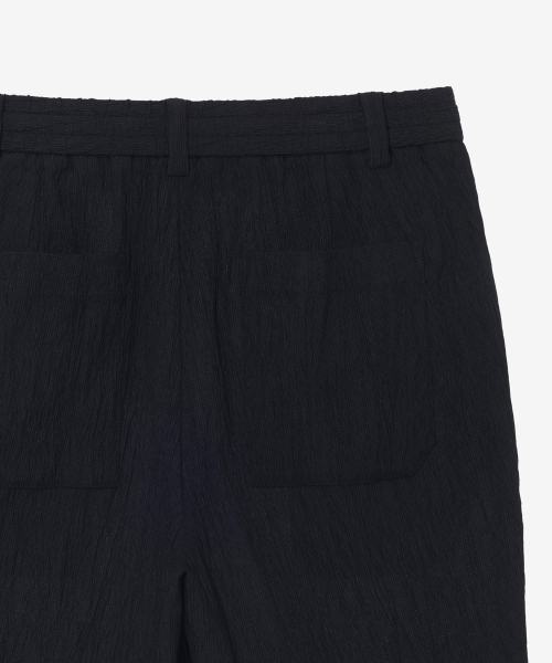 MINDBRIDGE（マインドブリッジ）の「[COUTURE]リラックスフィットクリンクルフルバンディングハーフパンツ（その他パンツ・メンズ・ブラック・36/34/32/30/29）」の5枚目の写真