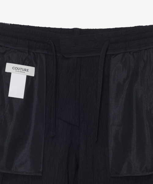 MINDBRIDGE（マインドブリッジ）の「[COUTURE]リラックスフィットクリンクルフルバンディングハーフパンツ（その他パンツ・メンズ・ブラック・36/34/32/30/29）」の7枚目の写真