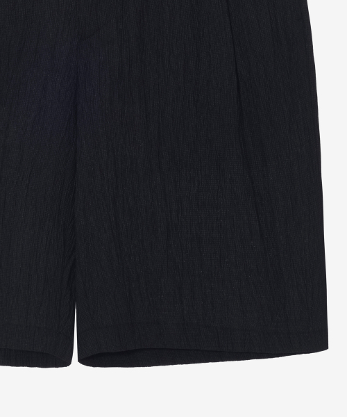 MINDBRIDGE（マインドブリッジ）の「[COUTURE]リラックスフィットクリンクルフルバンディングハーフパンツ（その他パンツ・メンズ・ブラック・36/34/32/30/29）」の9枚目の写真