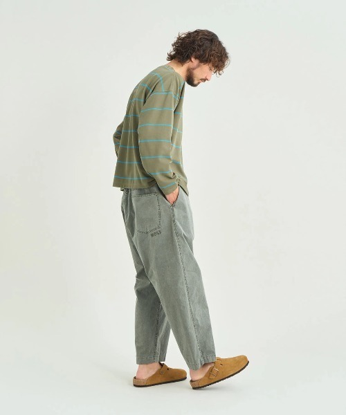 NANGA(ナンガ)の「NANGA/ナンガ RINGER COLLAR PANEL L/S TEE(Tシャツ/カットソー・メンズ・カーキ/ライトブルー・LARGE/MEDIUM/X-LARGE)」の21枚目の写真