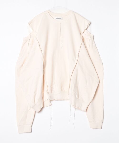 DISCOVERED（ディスカバード）の「OPEN SHOULDER CUTSEWN（スウェット・メンズ・ブラック/ホワイト・LARGE/SMALL）」の11枚目の写真
