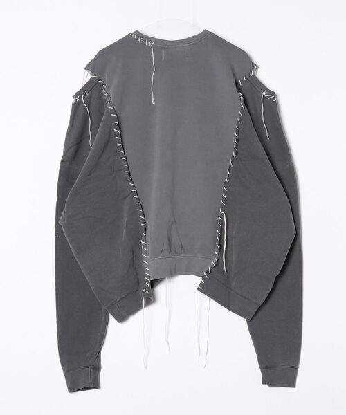 DISCOVERED（ディスカバード）の「OPEN SHOULDER CUTSEWN（スウェット・メンズ・ブラック/ホワイト・LARGE/SMALL）」の9枚目の写真