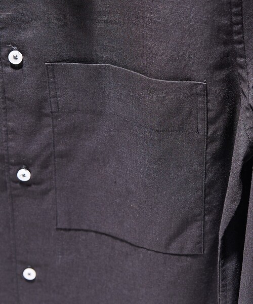 DESIGNWORKS（デザインワークス）の「【Herdmans Linen】レギュラーカラー リネンシャツ（シャツ/ブラウス・メンズ・サックスブルー/ブラック/ホワイト/インディゴブルー・46/48/44/50）」の10枚目の写真