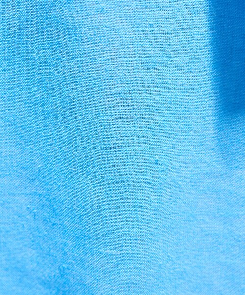 DESIGNWORKS（デザインワークス）の「【Herdmans Linen】レギュラーカラー リネンシャツ（シャツ/ブラウス・メンズ・サックスブルー/ブラック/ホワイト/インディゴブルー・46/48/44/50）」の15枚目の写真