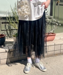 リボンレーススカート