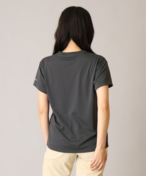 Columbia（コロンビア）の「Columbia/ ウィメンズチェンブリンコーブショートスリーブTシャツ /コロンビア（Tシャツ/カットソー・レディース・ブラウン/ホワイト/ブラック/パープル/ブルー・XL/M/L/S）」の6枚目の写真